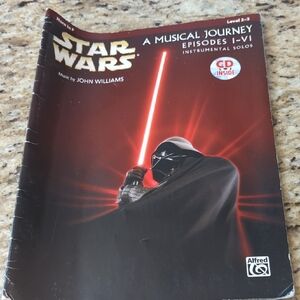 Alfred Star Wars Instrumental Solos Book Level 2-3 For French Horn